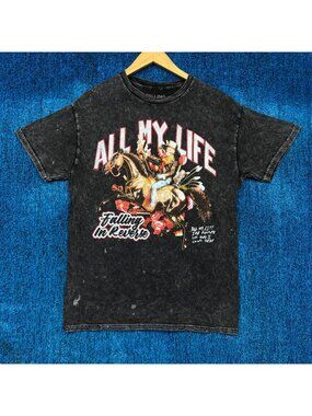 Falling in Reverse All My Life Rock Band Mineral Wash Tee Size Medium